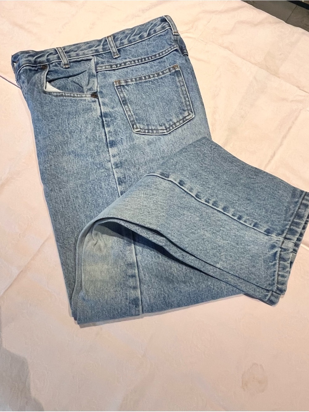 Vintage 90’s Great Land Trading Co Boys Husky Jeans Size 14R Light Wash Relaxed